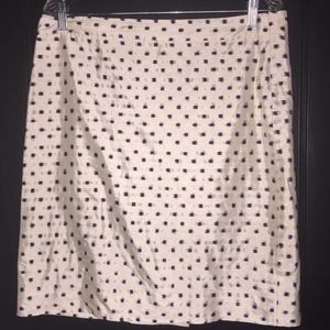 JCrew Collection Pencil Skirt Polka Dots
